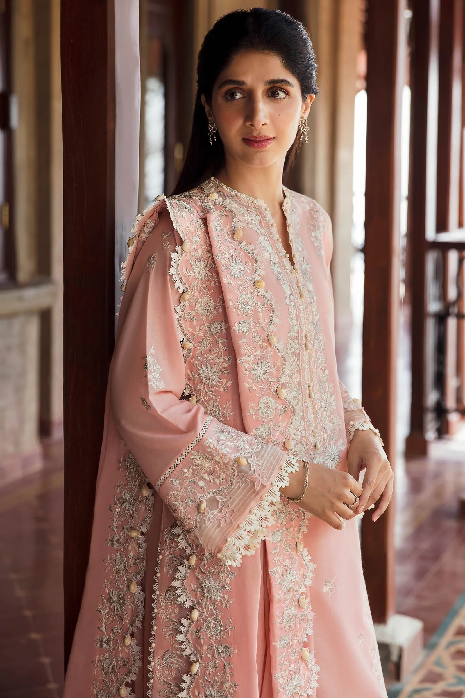 Zaha Festive Lawn Collection – ELA (ZF23-06)