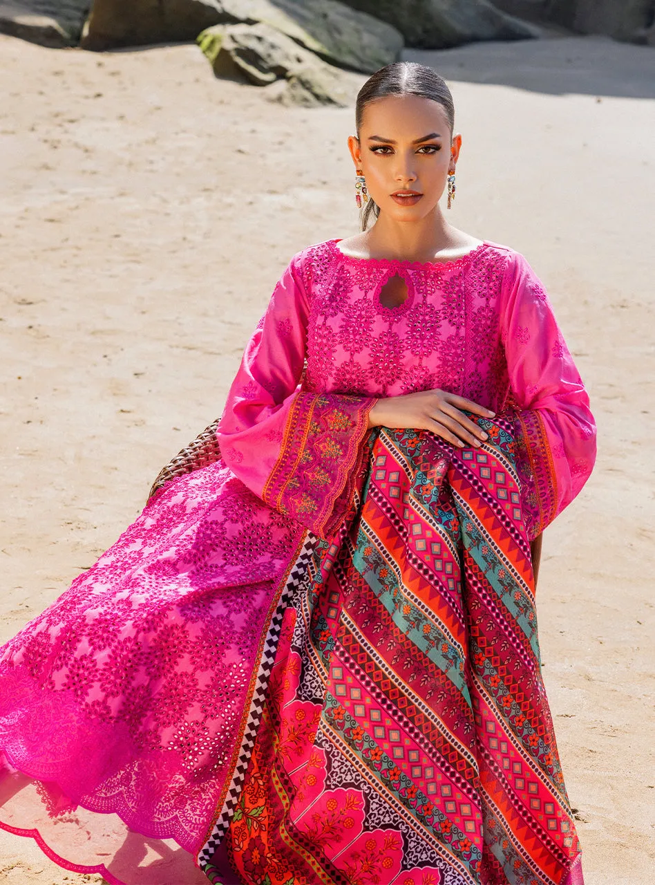 Zainab Chottani Chikankari Luxury Lawn Collection 2024 – Laali - 6A