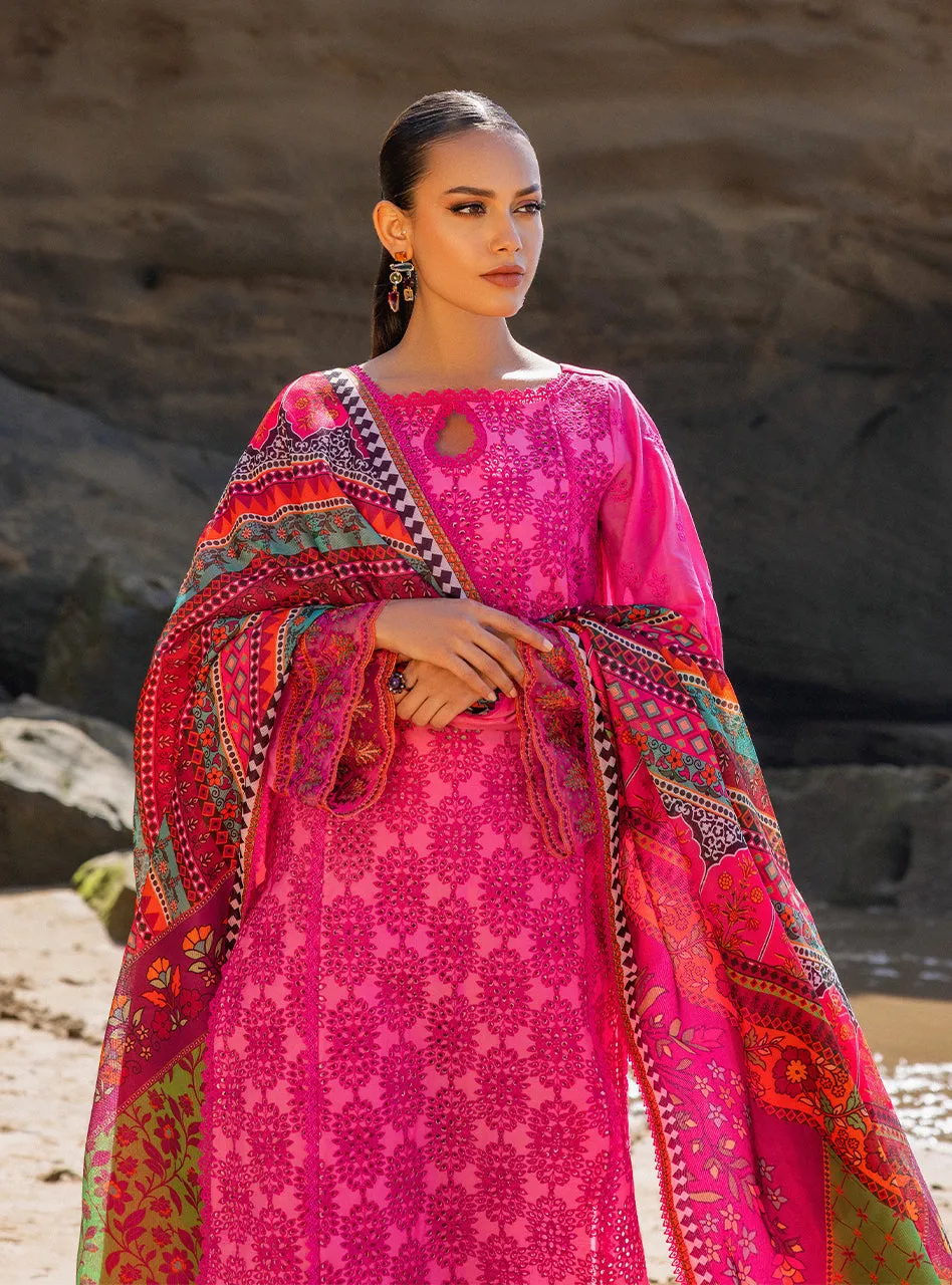 Zainab Chottani Chikankari Luxury Lawn Collection 2024 – Laali - 6A