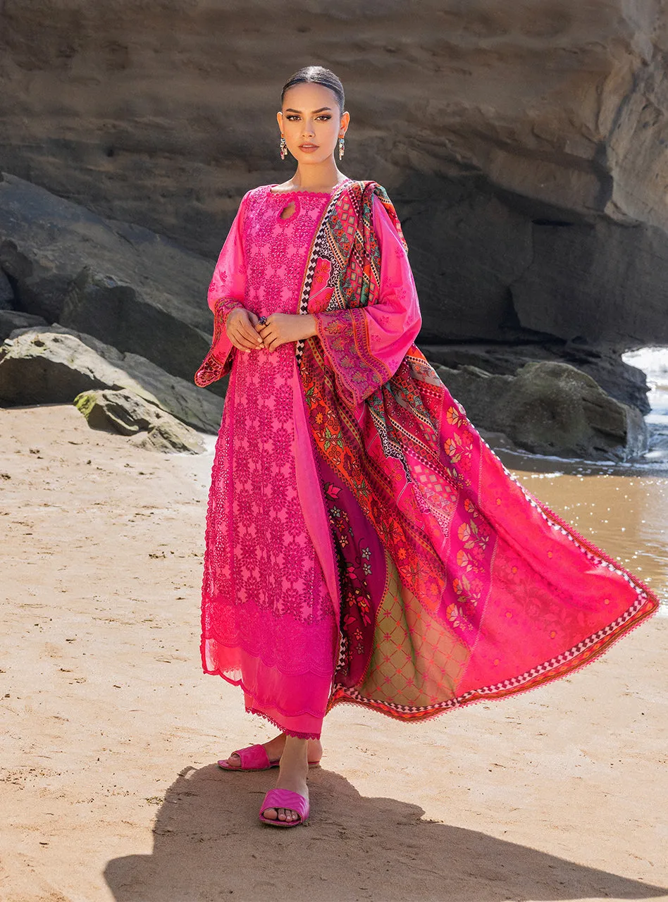 Zainab Chottani Chikankari Luxury Lawn Collection 2024 – Laali - 6A