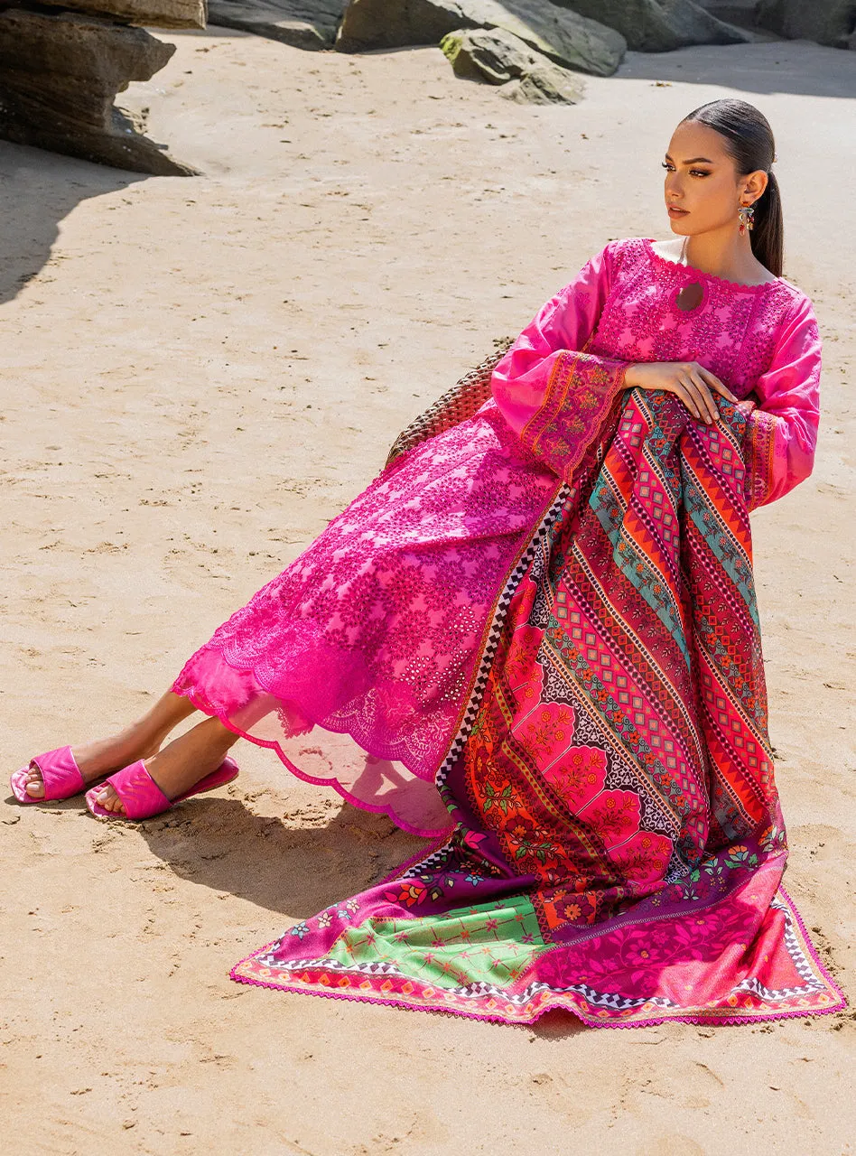 Zainab Chottani Chikankari Luxury Lawn Collection 2024 – Laali - 6A
