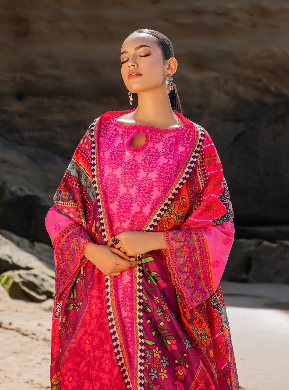 Zainab Chottani Chikankari Luxury Lawn Collection 2024 – Laali - 6A
